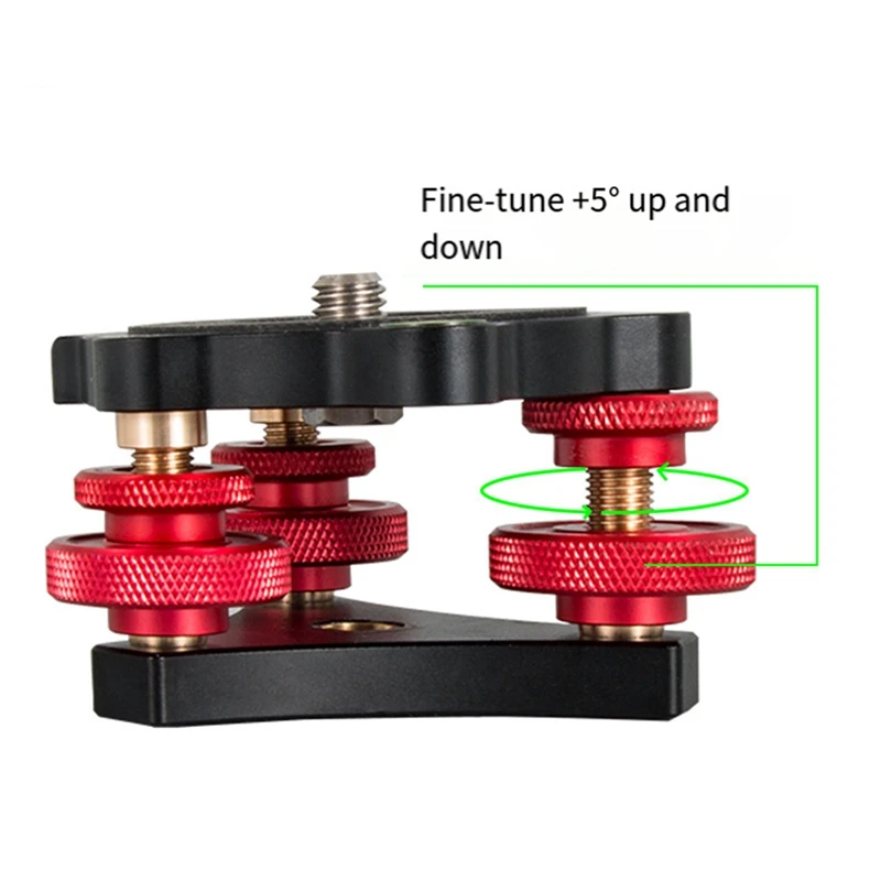 1 Piece Tripod Leveling Base Panning Level Plate DSLR Camera Adjustment Table Base Leveler Adjusting Base