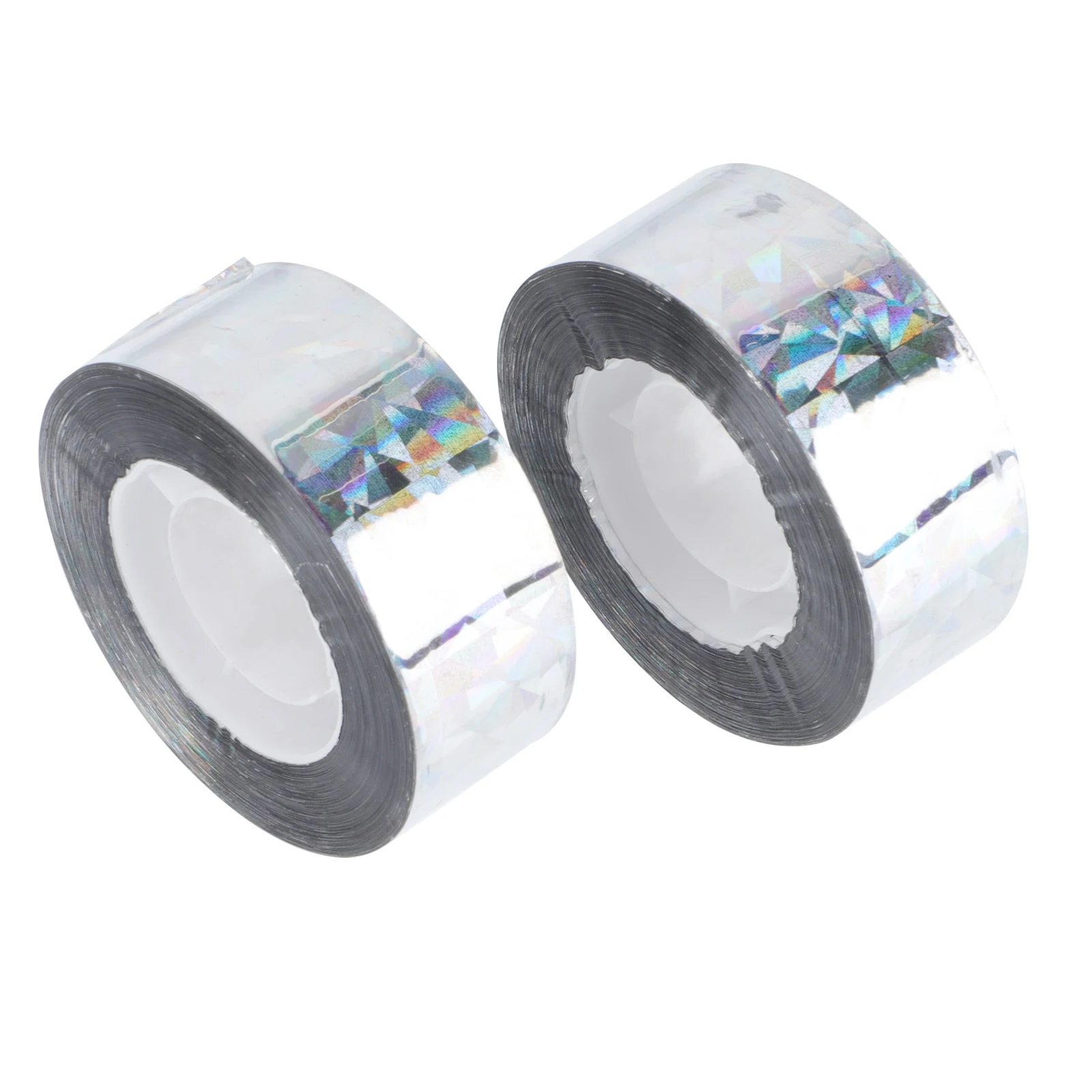 

2pcs Bird Scare Tape 24mmx80m Reflective Ribbon Garden Fence Anti Bird Pigeon Control Outdoor Weather Resistant