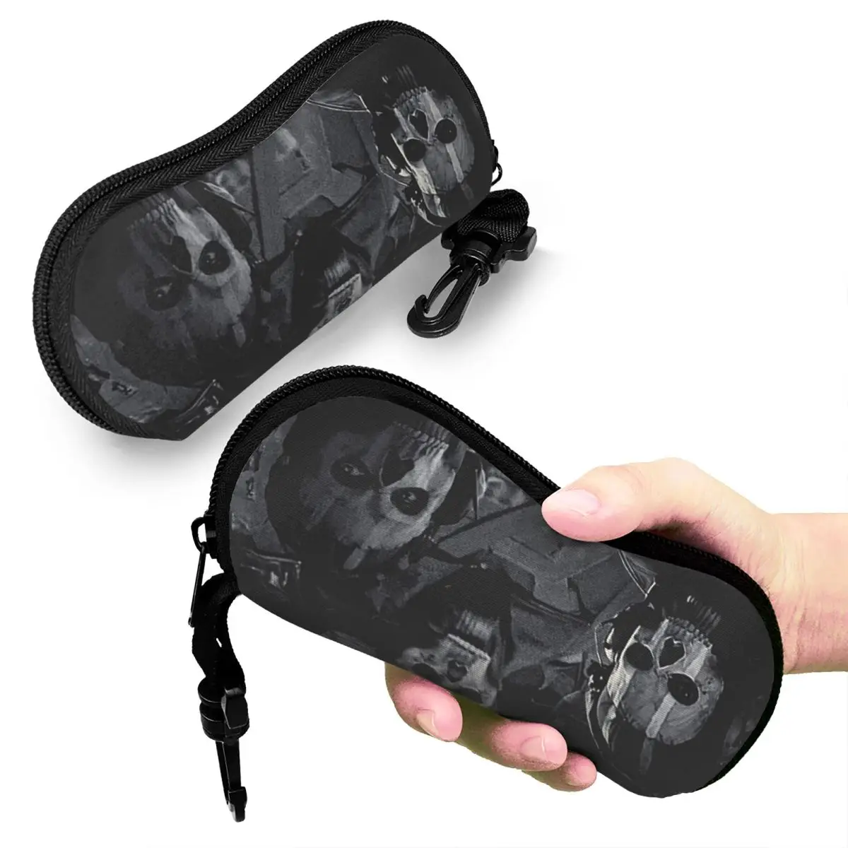 

Simon Ghost Riley Shell Glasses Case Protector Sunglasses Box Women Men Soft Eyeglasses Bag Pouch