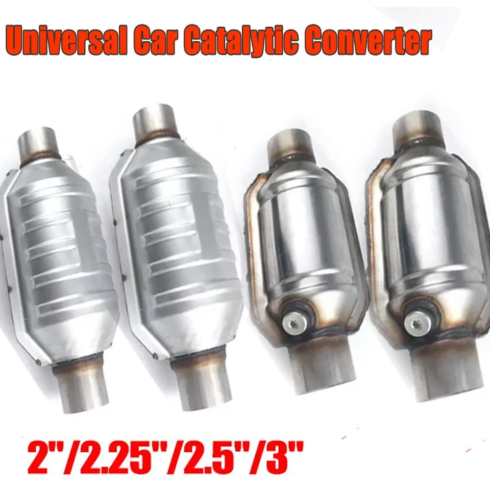 

2'' 2.25'' 2.5'' 3" Universal Car Catalytic Converter Oxygen Sensor 400 Cells High Flow Catalyst Converter Stainless Steel Euro1