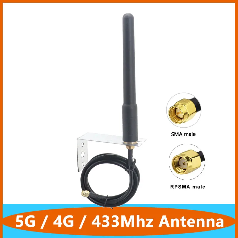 Great Signal 5G 4G LTE 3G GSM 433Mhz Lora Antenna High Gain 15dbi Omni WiFi AP Amplifier Aerial With SMA