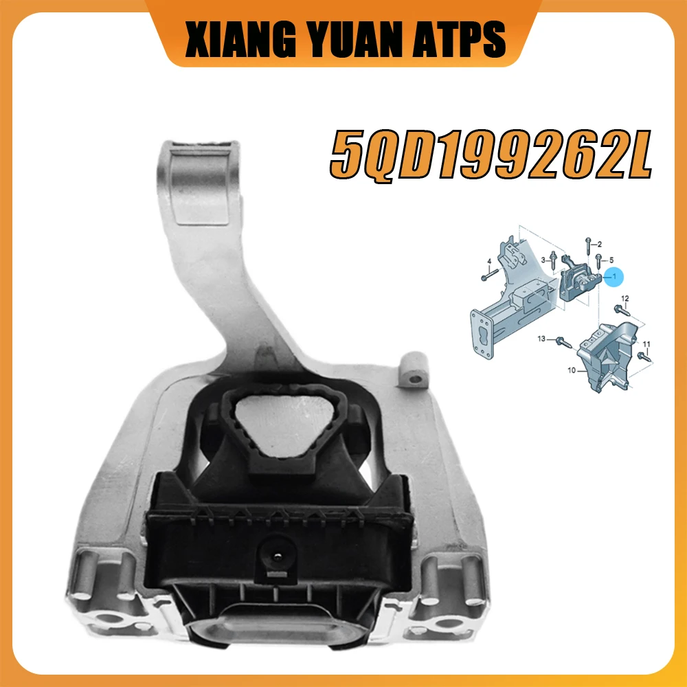 

5QD199262L Engine Support Motor Mount For A3 Skoda Octavia Superb Karoq Passat B8 Tiguan Touran Golf MK7 5QD199262E 5QD199262