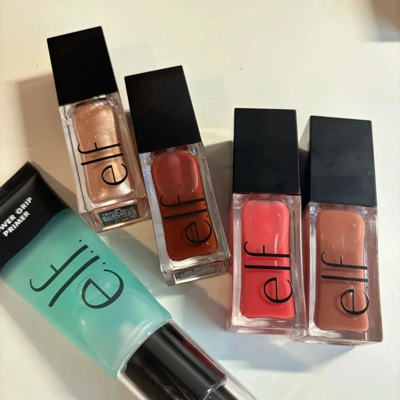 ELF Glow Reviver Lip Oil Jelly Primer Lock Glow Lip Gloss Moisturize and Nourish Plump Lips Reduce Lip Lines Perfect Makeup Gift