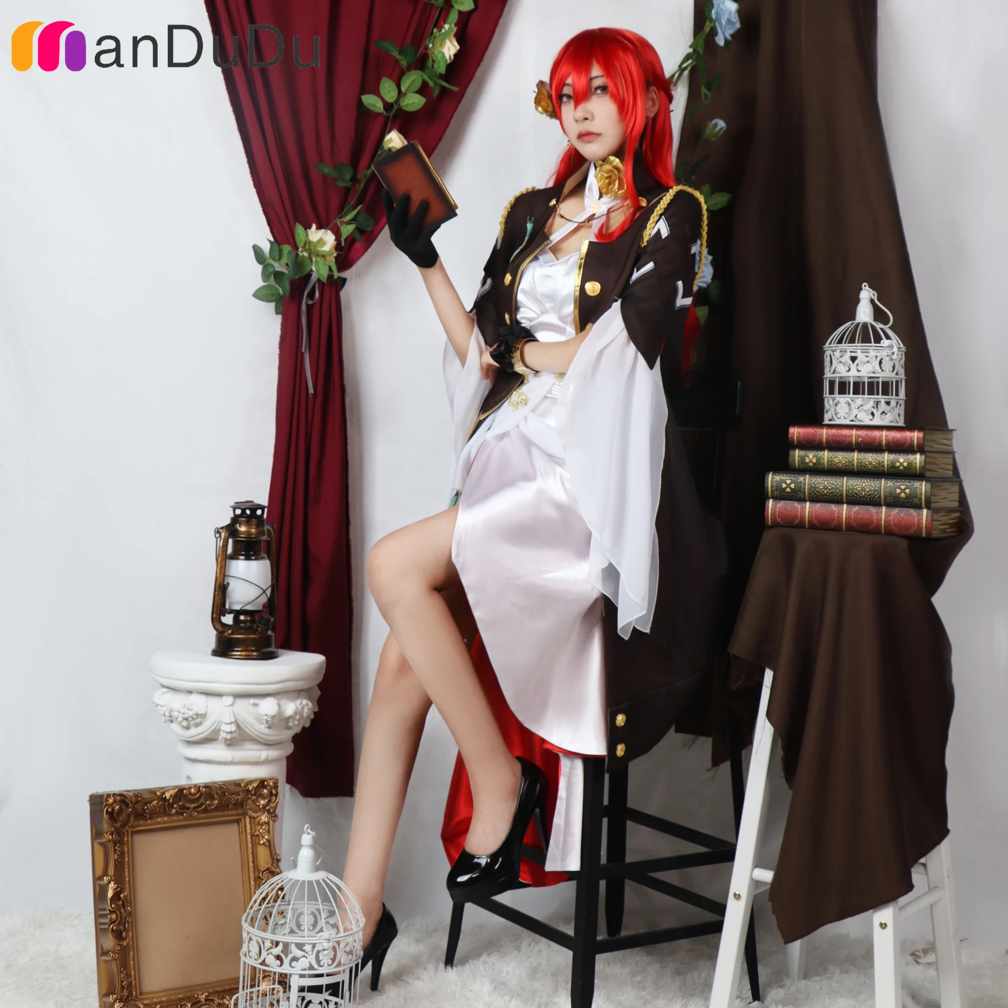 Game Honkai Impact 3rd Murata Himeko Cosplay Costume Role Play Comic Con Dress Hallowmas Party Wigs Animation Prop