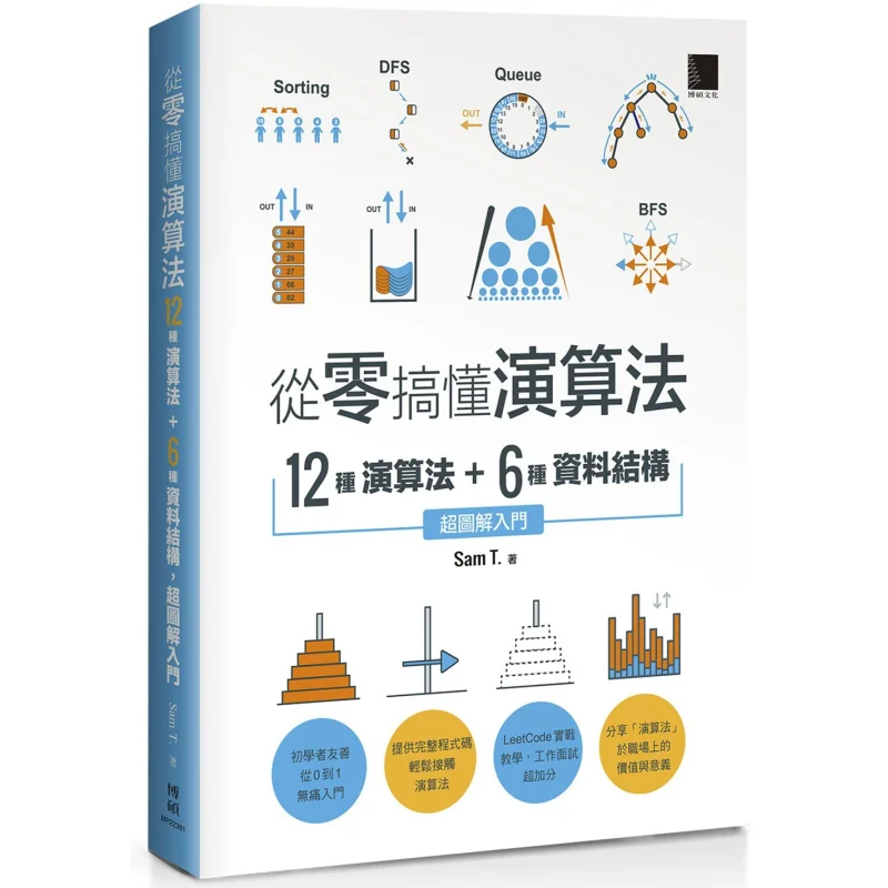 Understanding Algorithms From Scratch  12 Algorithms 6 Data Structures Super Graphical Introduction Sam T Bo Shuo 9786263339484