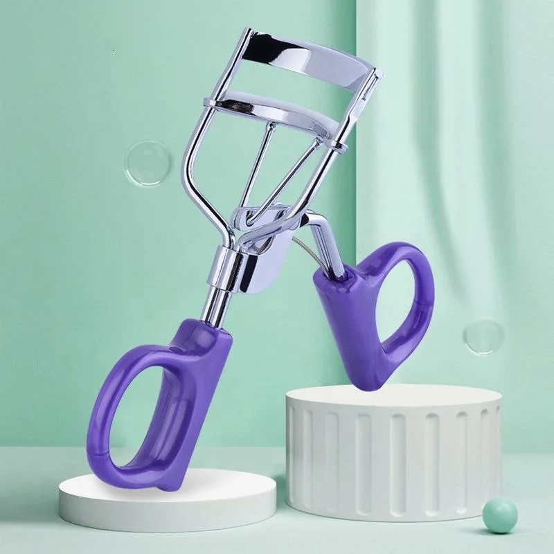 Weitwinkel-Sonnenblumen-Wimpernzange für Anfänger, tragbares Ein-Klick-Werkzeug mit natürlicher Lockeffekt, inklusive 2 Ersatzpads