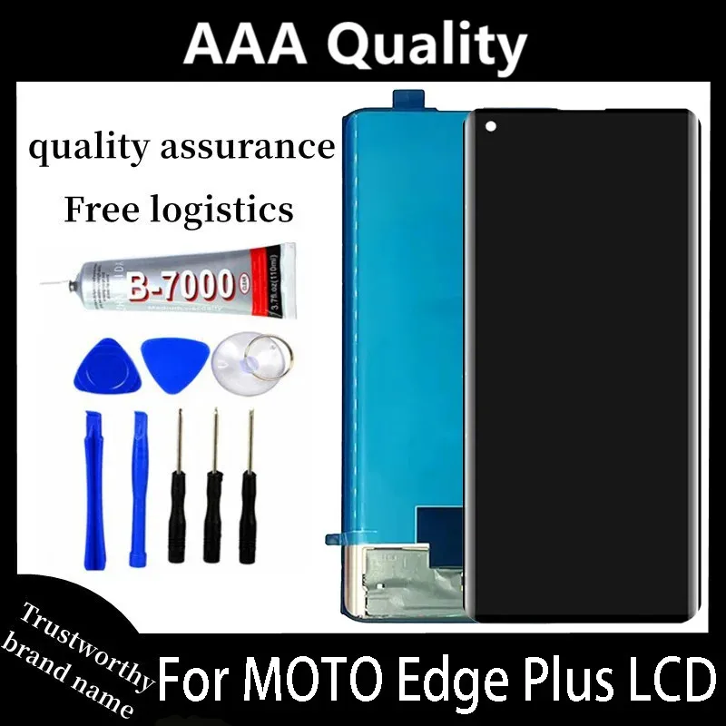 100% Test For Motorola Moto Edge+ XT2061-3 -1TouchScreen Digitizer For Moto Edge Display XT2063-3 XT2063-2 for moto edgeplus LCD