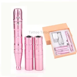 Professional Wireless Permanent Makeup Machine Pen Beauty Eyebrow Tattoo Machine with 2 Battery Rose Gold/ Black /Champagne Gold