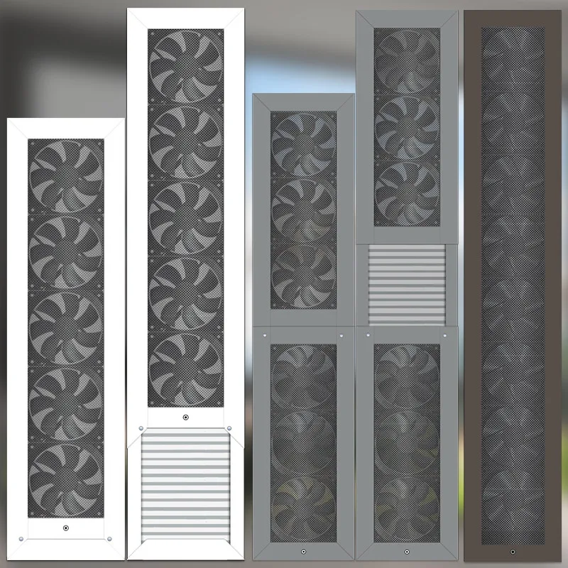 Window Ventilation Fan No Punching Exhaust Kitchen No Installation Silent Glass Window Exhaust Fan