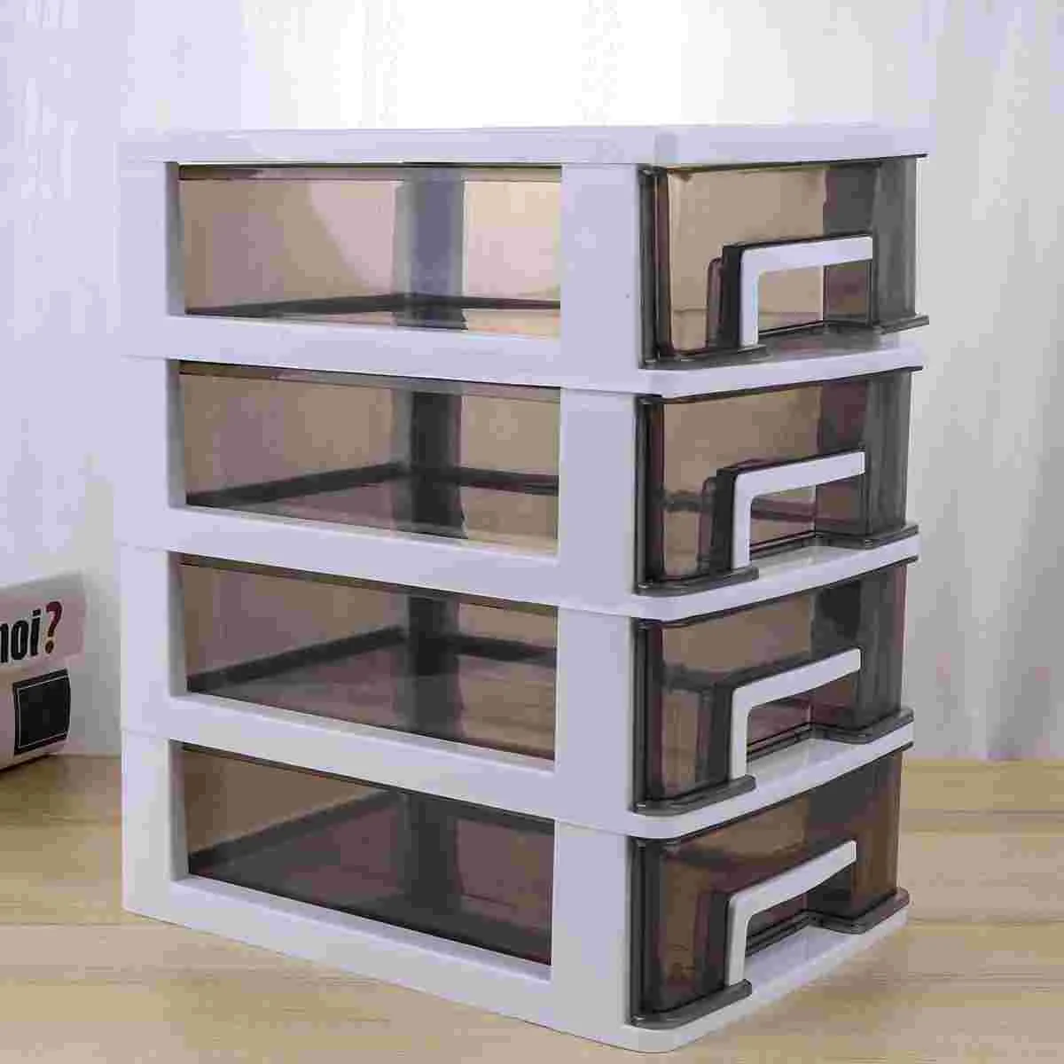 Storage Shelves Sundries Holder Drawer Type Closet Organizer Make up Cabinet Office