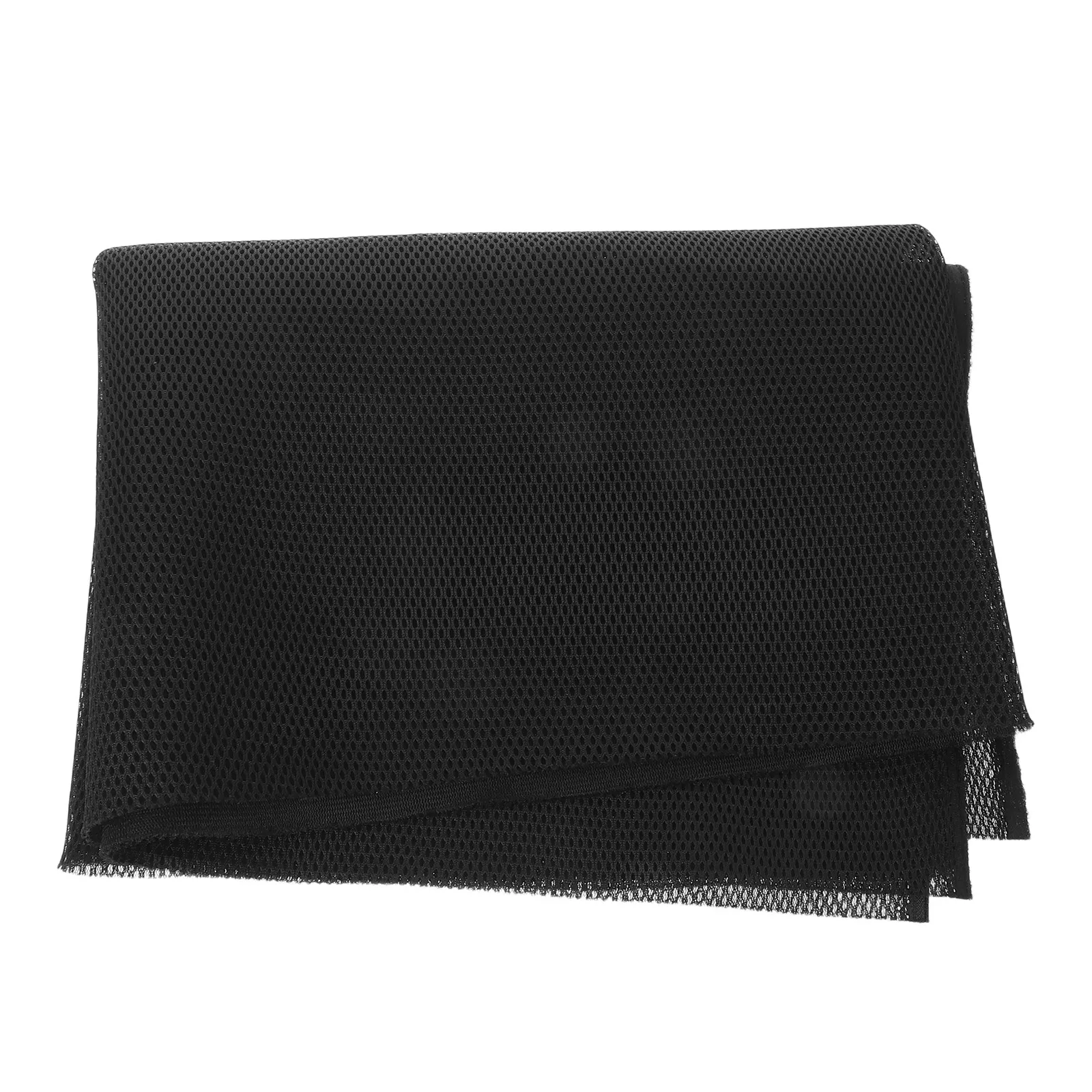 Black Speaker Mesh Fabric Acoustic Grill Cloth Replacement Breathable Dustproof Speaker Cover 140x50cm for Home Audio Subwoofer