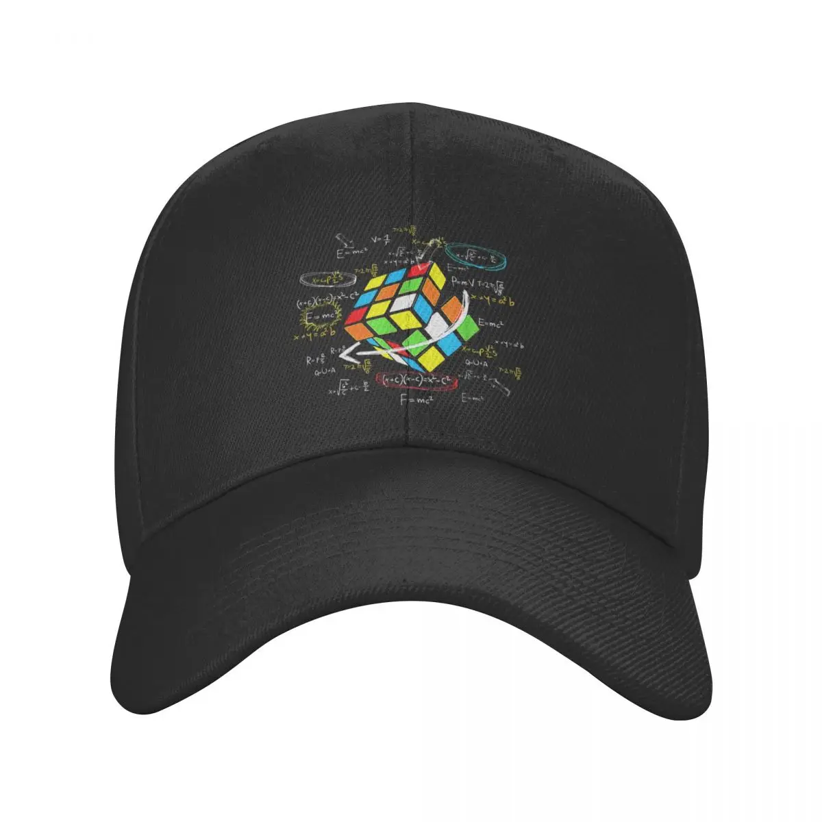 

Punk Unisex Math Rubik Rubix Cube Caps Baseball Cap Adult Adjustable Dad Hat Men Women Outdoor Snapback Caps