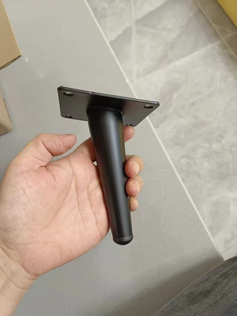 

Furniture Diagonal Conical Support Sofa Foot Coffee Table TV Cabinet Iron Light Luxury Tab