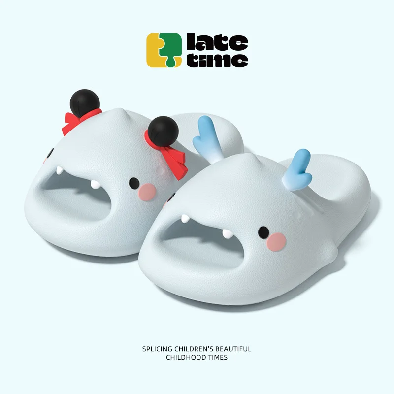 

New Nezha Ao Bing Slippers Cute Cartoon Personality Fashion Comfortable Summer Home Boys And Girls Sandals Birthday Gifts