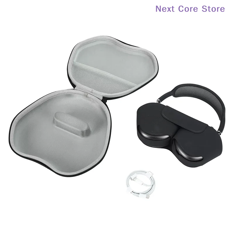 [NC]Headset Protective Box Earphone Storage Cover Bag Travel Carry Case Anti-Fall Shockproof For   Max Headphone[NC]