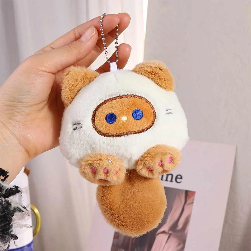 Chaveiro de gato para presente de colega de classe, chaveiro de gato estridente com som, pingente de gato fofo e adorável, presente de casal