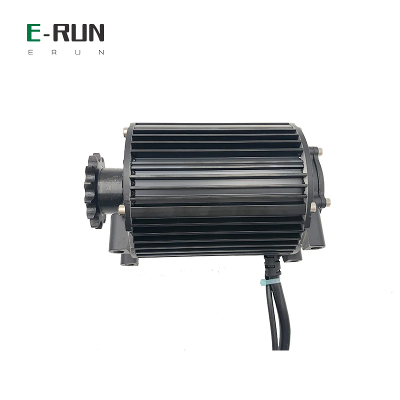 QS90 1000W 72V 55KPH 3500RPM Mid Drive Motor and ND72260 48V-72V 80A 1KW-2KW BLDC with DKD LCD  and T08 Throttle Kits