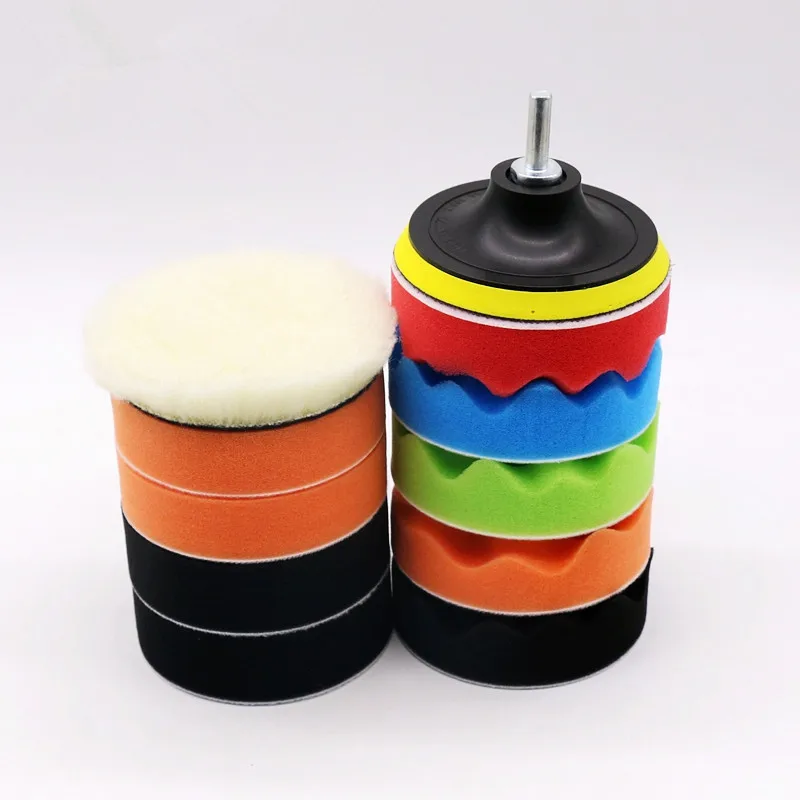 

Car Waxing Sponge Pad Polishing Kit Detailing Sandpaper Buffing Sanding Disc Polisher Drill Adapter Headlight Restoration