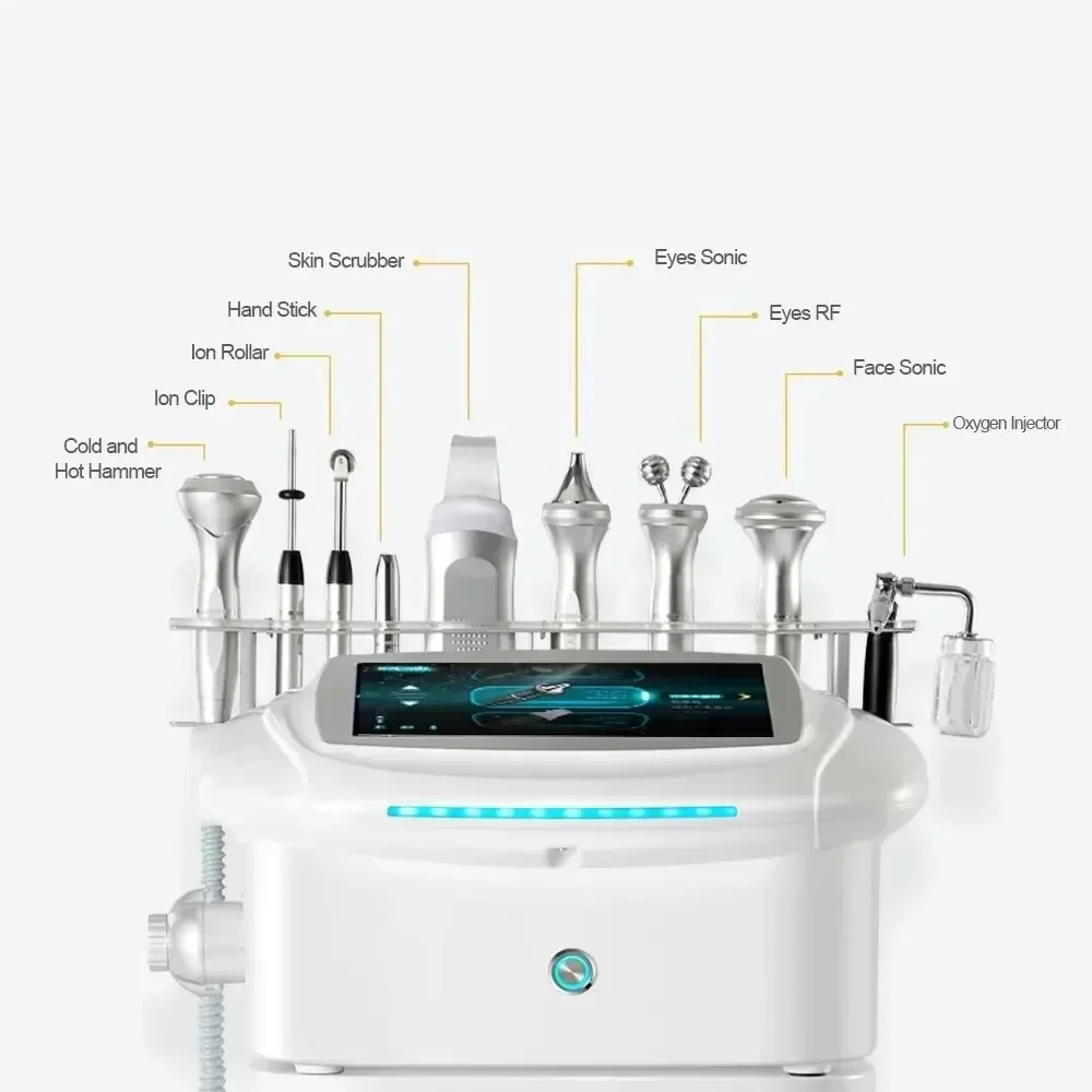 9 In 1 Hydro Professional Machine Aqua Facial Device New Beauty Health Korea Solution Aquaskin Smart Multifunction Oxygen Jet