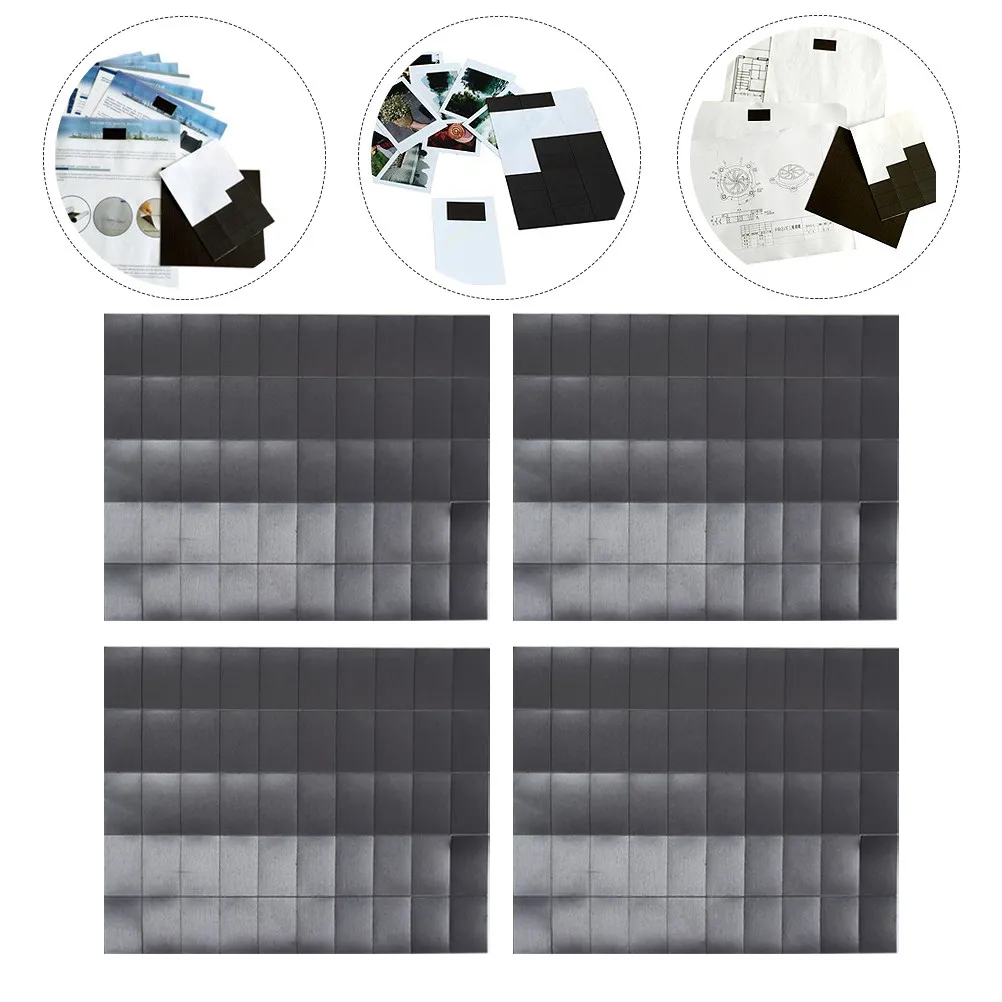 

250 шт. двусторонних магнитных листов с клеевым слоем, магнитные наклейки для холодильника, дверей, демонстрации фотографий, поделок, декоративных проектов