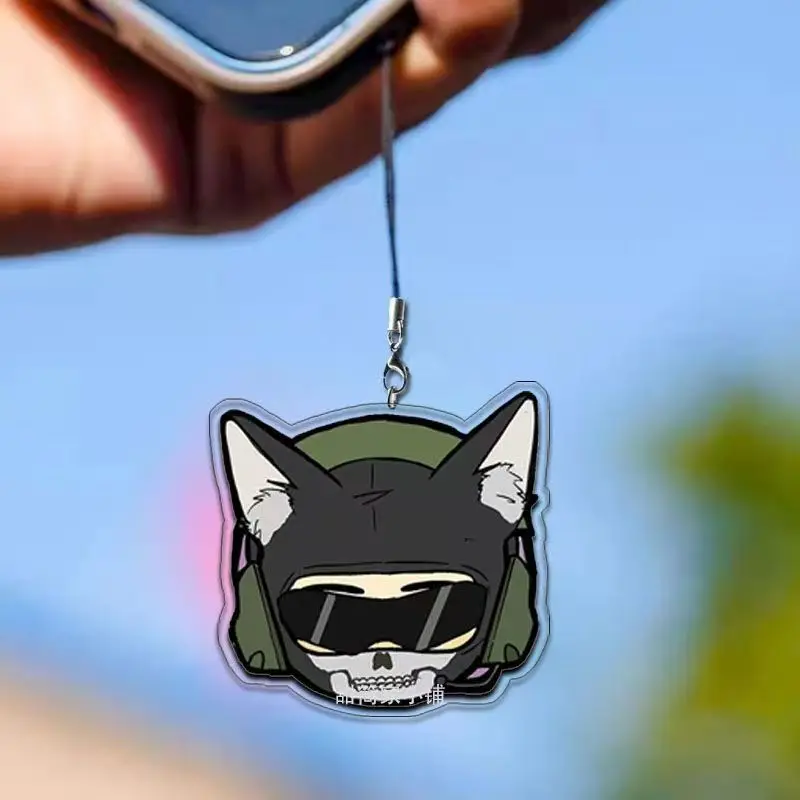 Call of Duty Anime Phone Keychain Charms Double Sided Acrylic Key Chain Backpack Pendant Toys Gifts for Fans