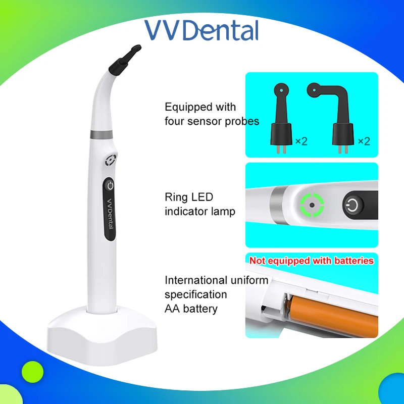 VVDental Wireless Implant Locator Intelligent Scanning Screwdriver with Detachable Elbow 360° Rotatable Sensor for Accurate Dete