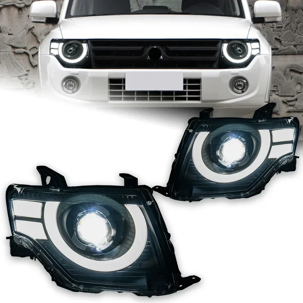 Car Lights for Pajero Sport V97 LED Headlight 2006-2018 Head Lamp V87 V93 V95 Headlights Projector Drl Automotive Accessory