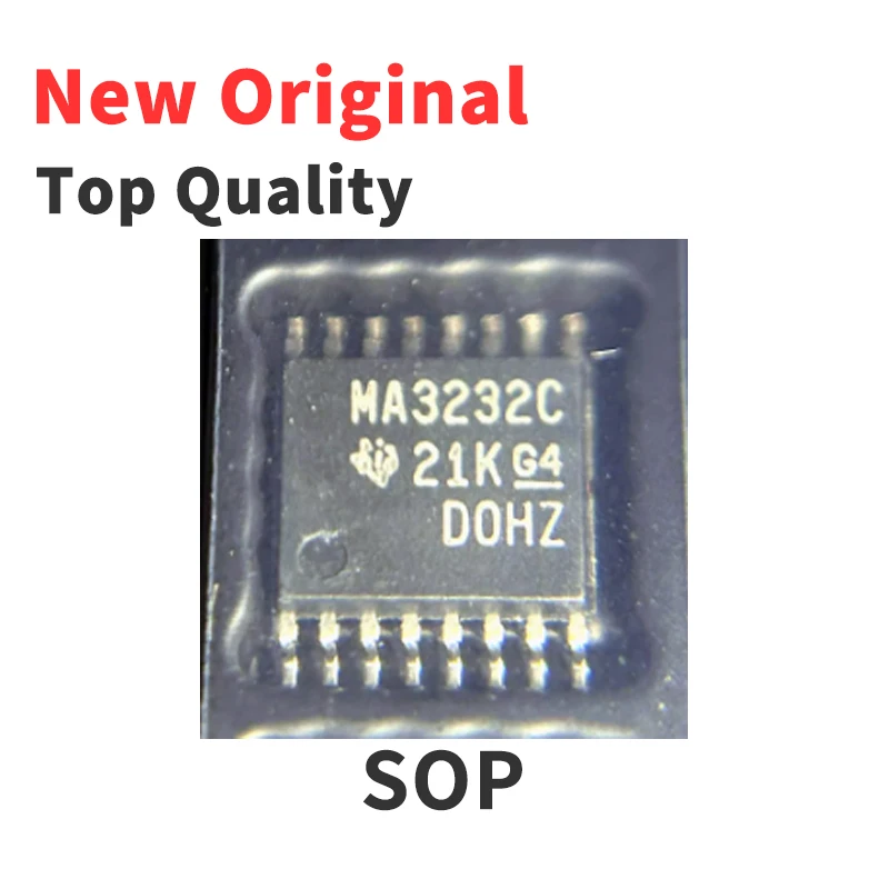 (10 Pieces) MAX3232CPWR MAX3232IPWR MAX3223EIDBR MAX3232MPWREP SOP New Original Chip IC