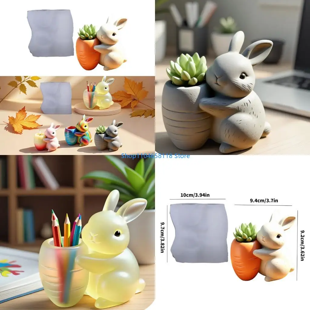 

Multi Purpose Carrot Silicone Mold For DIY Concrete Planters And Resin Projects