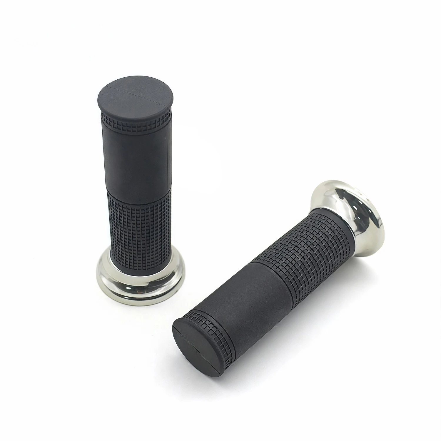 Italy Original Motorcycle Metal & Ruber Hand Grips Black Handlebar Throttle for GTS 250 300 5