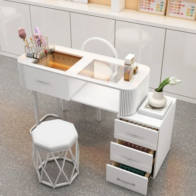 

Nail Desk Dressing Manicure Table Professional Beauty Designer Manicure Table Office Makeup Schmincktisch Salon Equipment