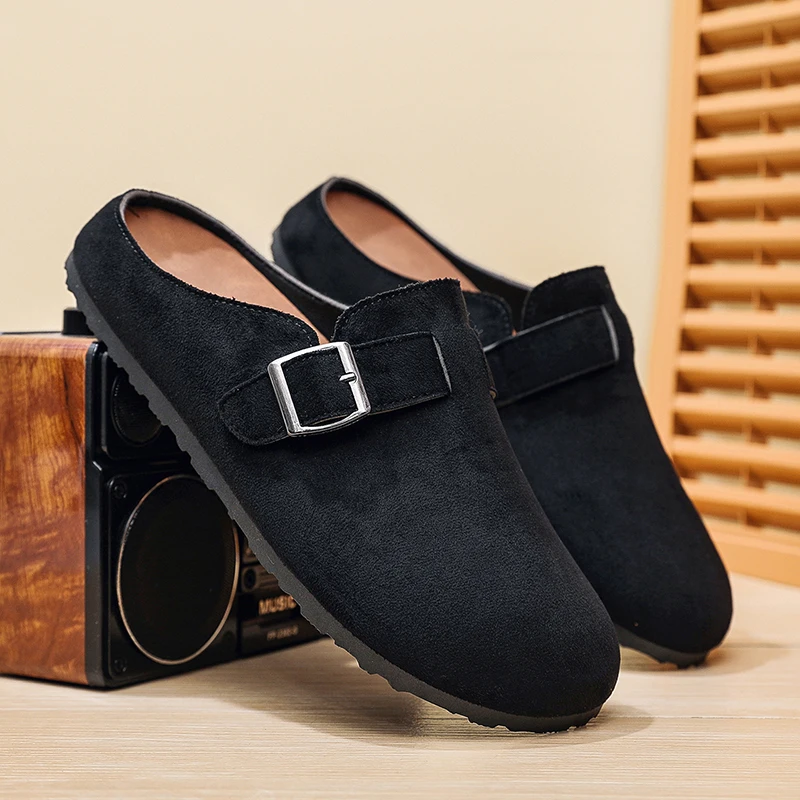 

﻿ Mens Leather Loafers Non Slip Walking Flats Breathable Outdoor Slip on Casual Shoes for Male Work Office Driving Sneakers