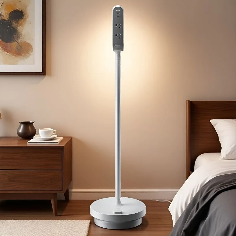 Mobile vertical socket household charging pile socket multi-function power strip living room bedroom plug-in board