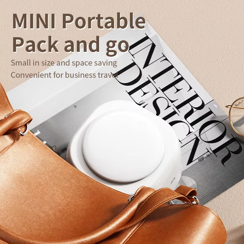 48khz Sonic Vibration 360° Deep Cleaning Machine 2-Speed Mode Portable Braces Denture Ultrasonic Cleaner 250ml Stainless Tank