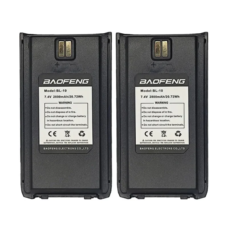 Pour Baofeng A58S Walperforated Talkie Batterie Eddie ion pompage BFUVF10 Radio Batterie BL-10 Leicrer and 10KM Longue Portée injuste Radio Bidirectionnelle