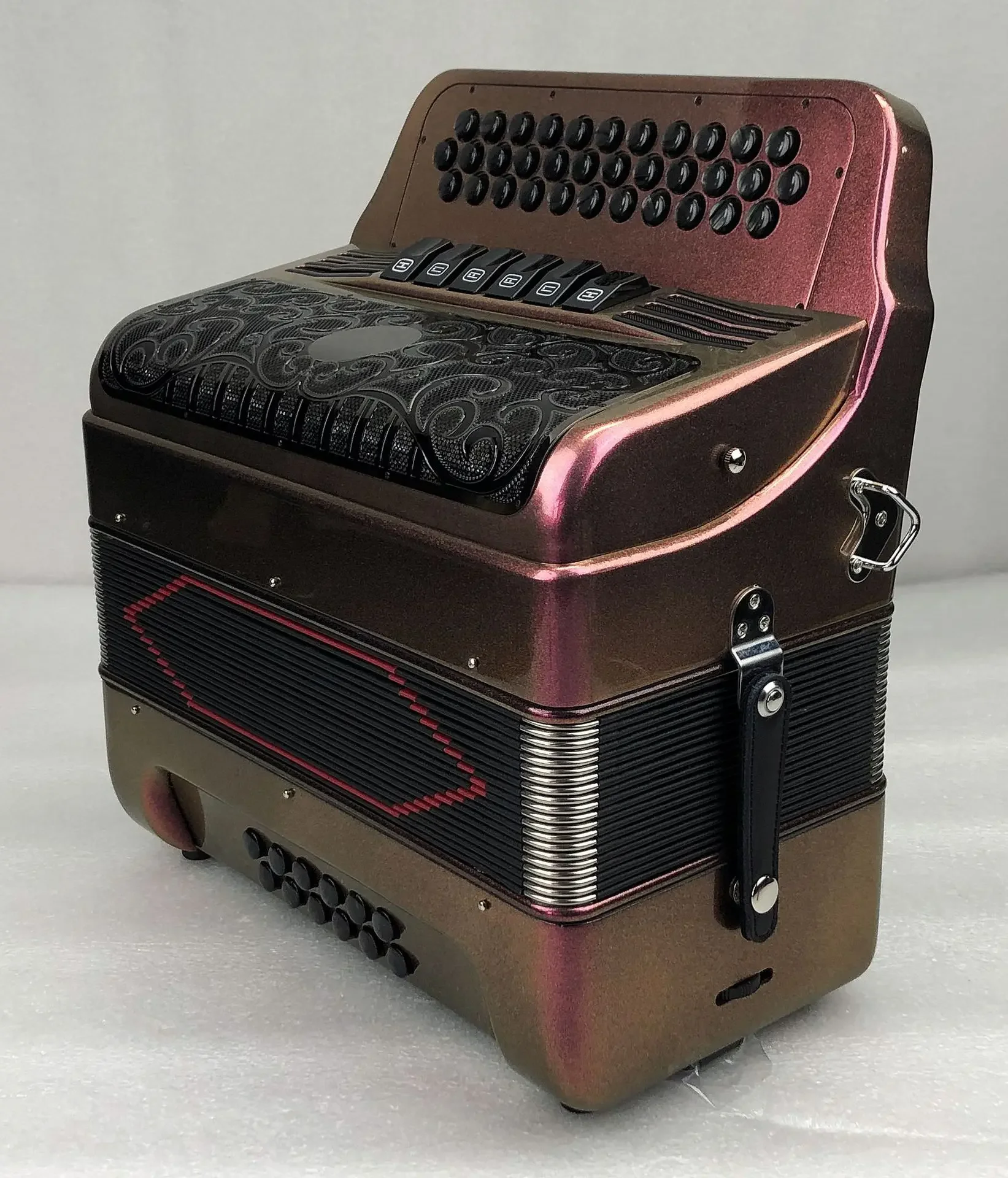 6 Transducer Full Scale Paint Gradient Accordion 34 Key 12 Bass Export Type