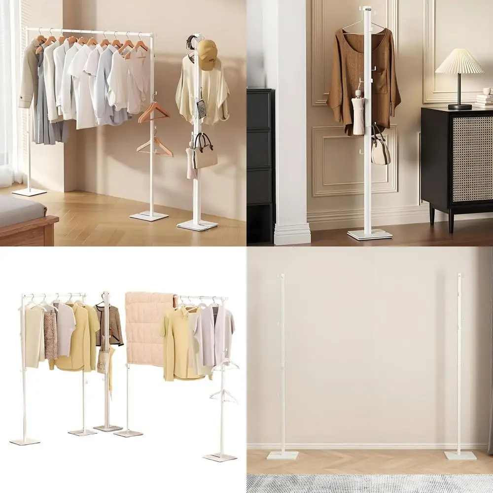 

Портативная металлическая сушилка для одежды, складная вешалка для одежды, двойная вешалка для одежды для спальни или прачечной