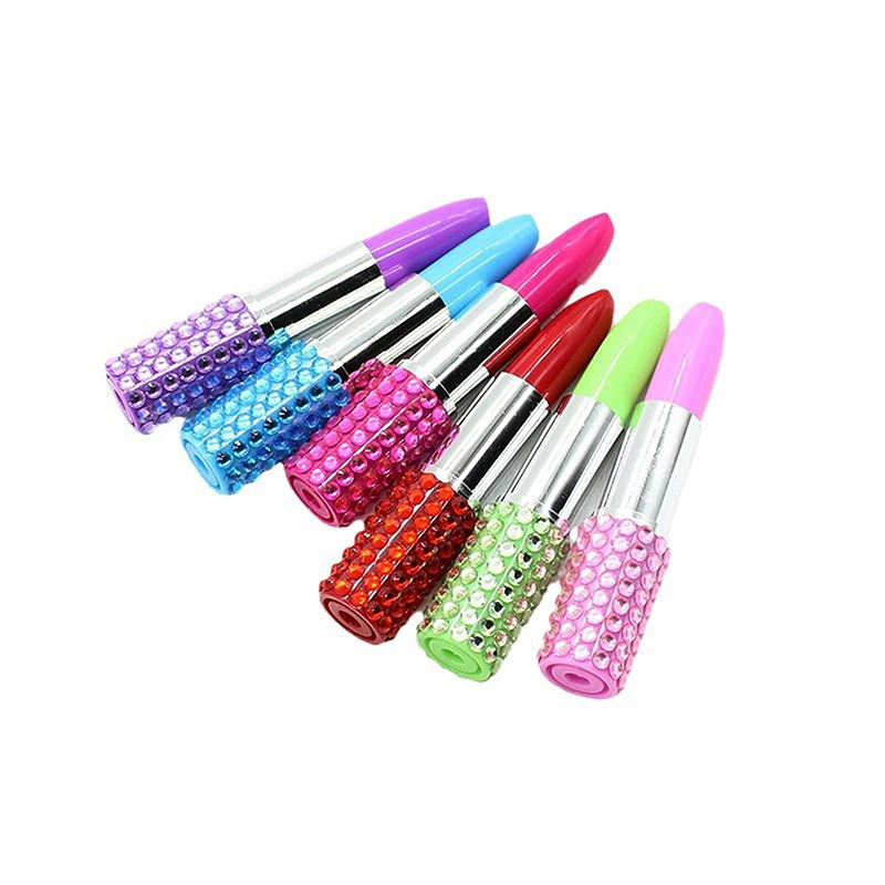 Diamonds Stationery Ballpoint Pen Cute Stationery Simulation Modeling Lipstick Pens Students School Office Write Ballpoint Pen