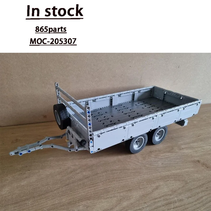 

MOC-205307Cargo G500 Professional Line 42177 Dump Trailer Building Blocks Model865PartsMOC Creative Boys Kids Birthday Toy Gifts