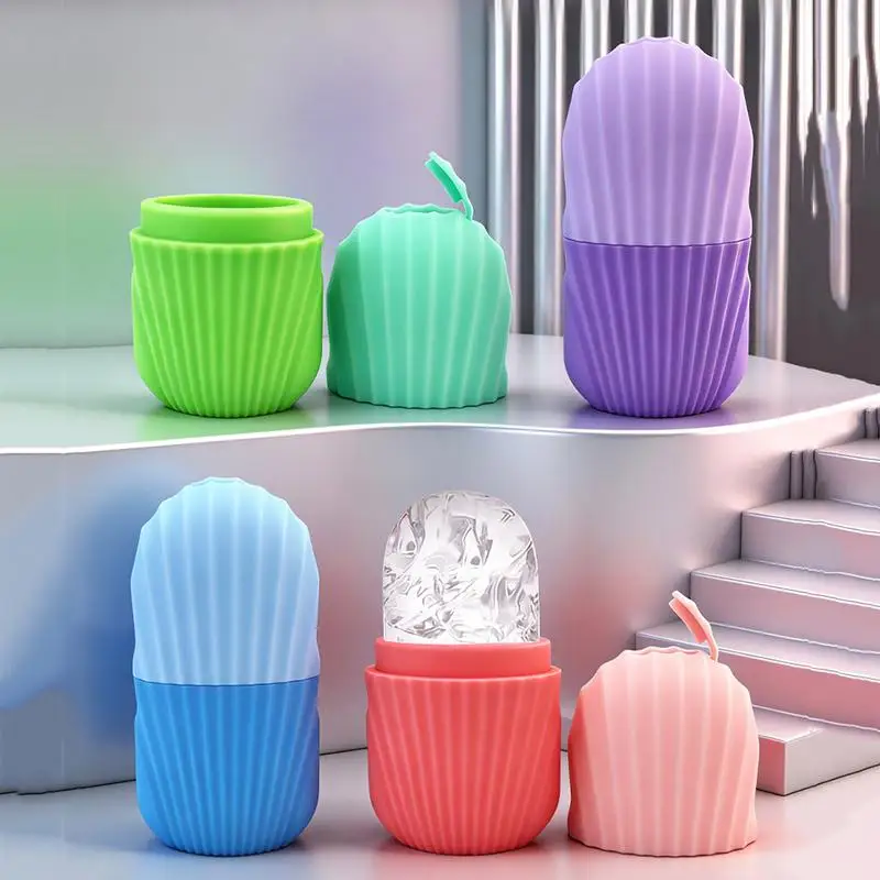 Face Lifting Massager Contouring Reduce Acne Skin Care Tool Reusable Silicone Ice Cube Trays Facial Eye Roller Ice Ball Beauty view 5