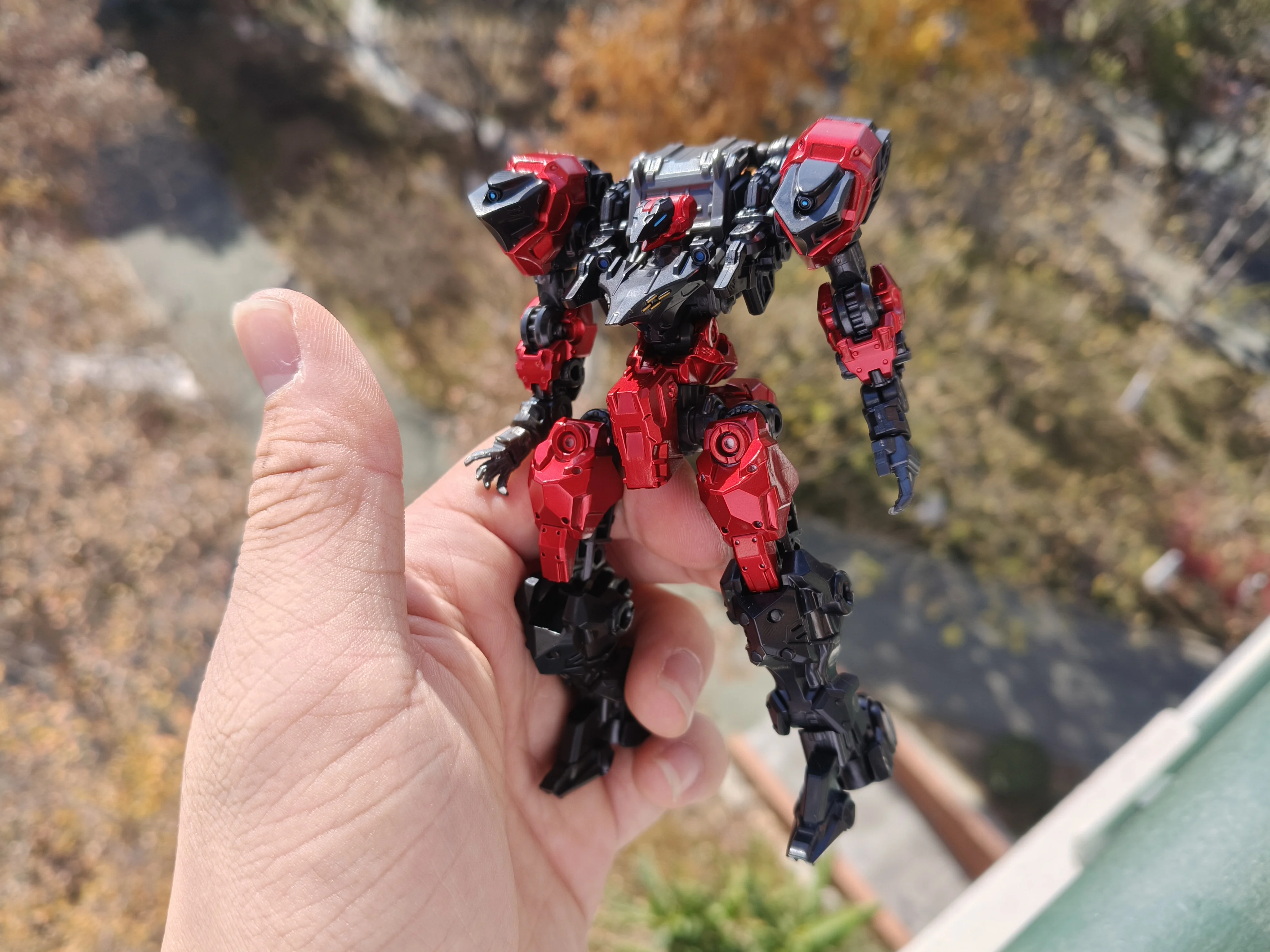 Night Works BIGFIREBIRD Anonymous Bird Action Figure 1/60 Scale Assembly Model Kit Transformation Mecha Toys Gift view 2