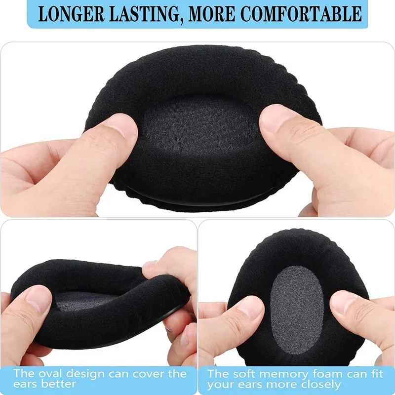 New Ear Pads For Hyperx Cloud2 Hscp Flight Stinger Alpha S Headphone Earpads Cushion Soft Leather Memory Foam Sponge Earmuffs