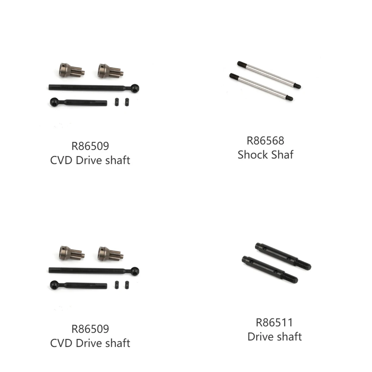 

RGT Accessories shaft R86510 R86568 R86511 for EX86190 EX86150 1/10 Crawler Model Car