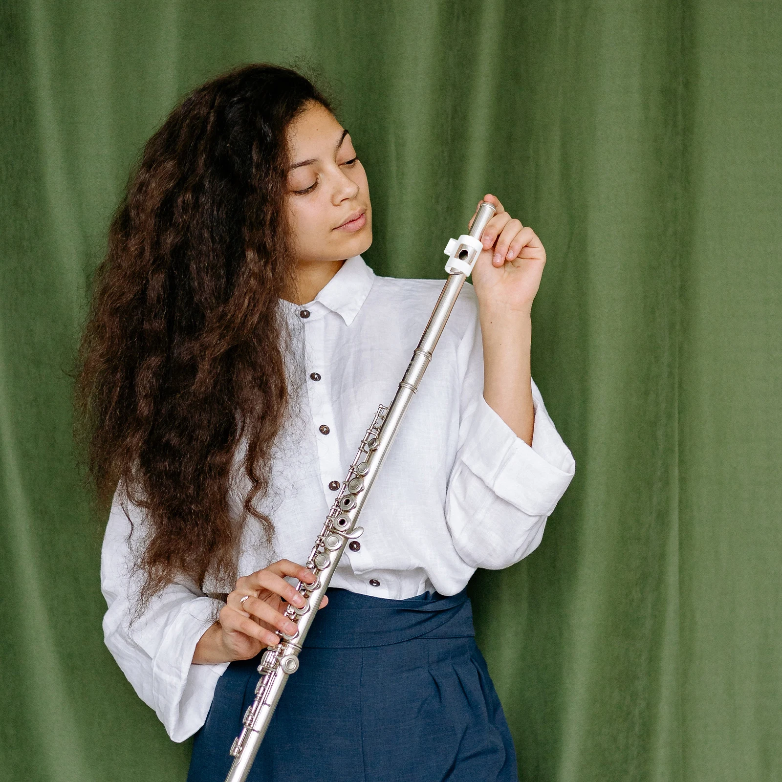 

Mouth Blowing Helper Flute Accessories Plastic Head Replacement Mouthpiece Parts Accessory Universal