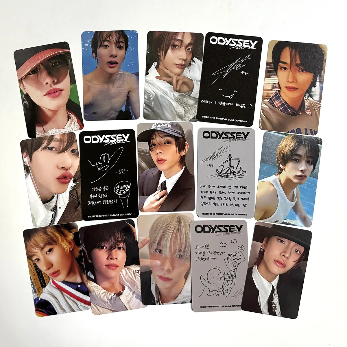 

Фотокарта альбома KPOP RIIZE ODYSSEY SOUNDWAVE SMini Ver. Карты LUCKY DRAW SUNGCHAN WONBIN SOHEE ANTON Коллекция фанатов