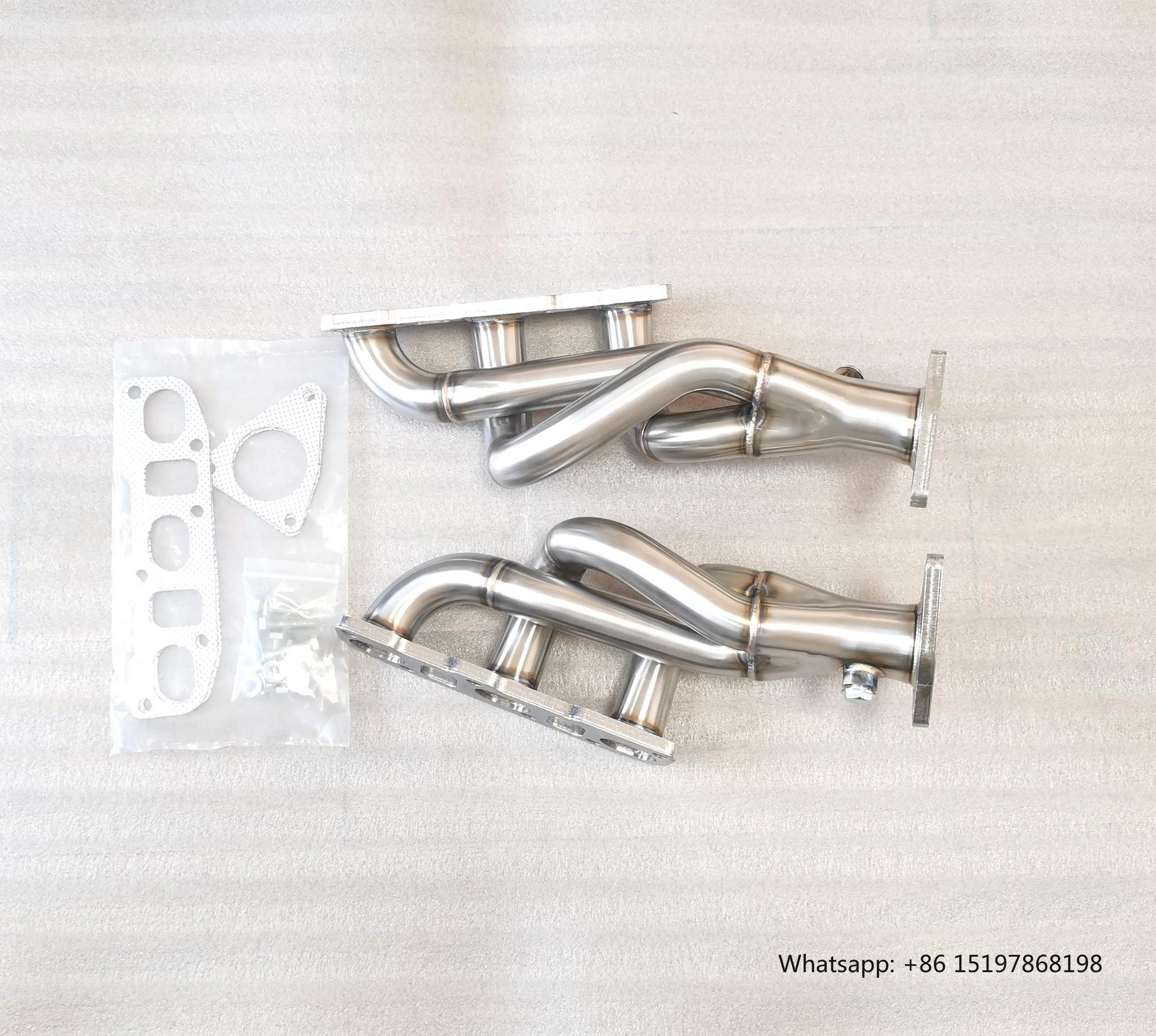 عادم رأس من الفولاذ المقاوم للصدأ يناسب N إيسان 370Z 09-13 إنفينيتي G37 08-13 #3