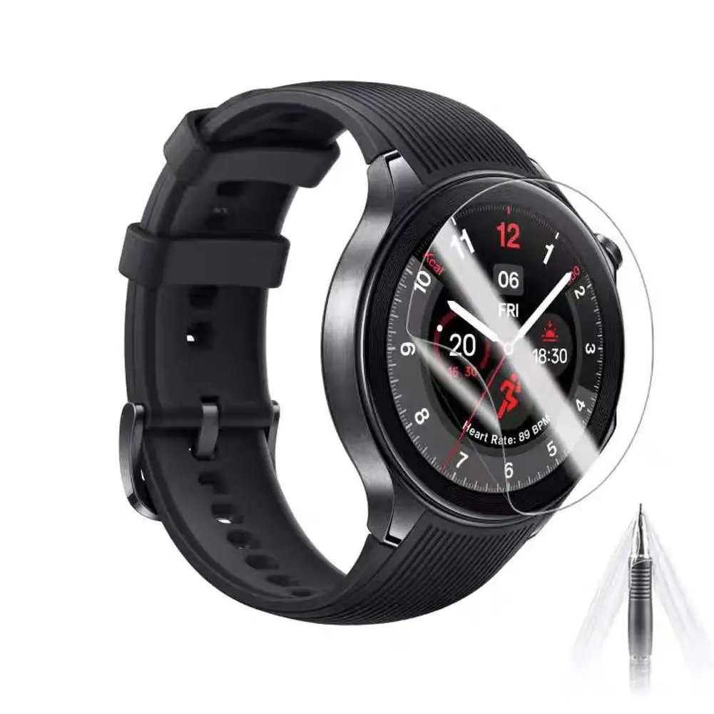 1Pc For Oneplus Watch 2 TPU Film ﻿High Definition Film Touch Sensitive Anti Fingerprint Anti Glare Waterproof Protective Fi H4L4