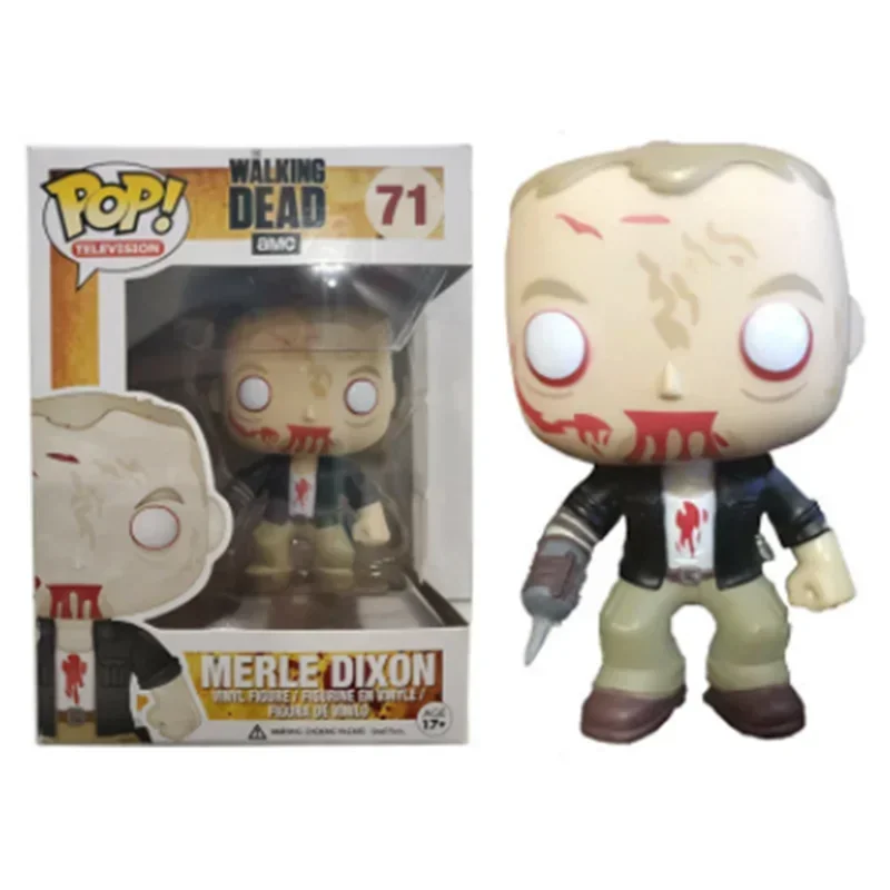NEW FUNKO POP Walking Dead Full Series rick grimes 13 Merle Dixon 71 Michonne Carol 156 Daryl 1182 Action Figure Model Doll Toys