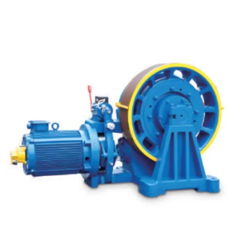 Elevator Traction System Parts Lift Geared Machine Motor Traction Machine