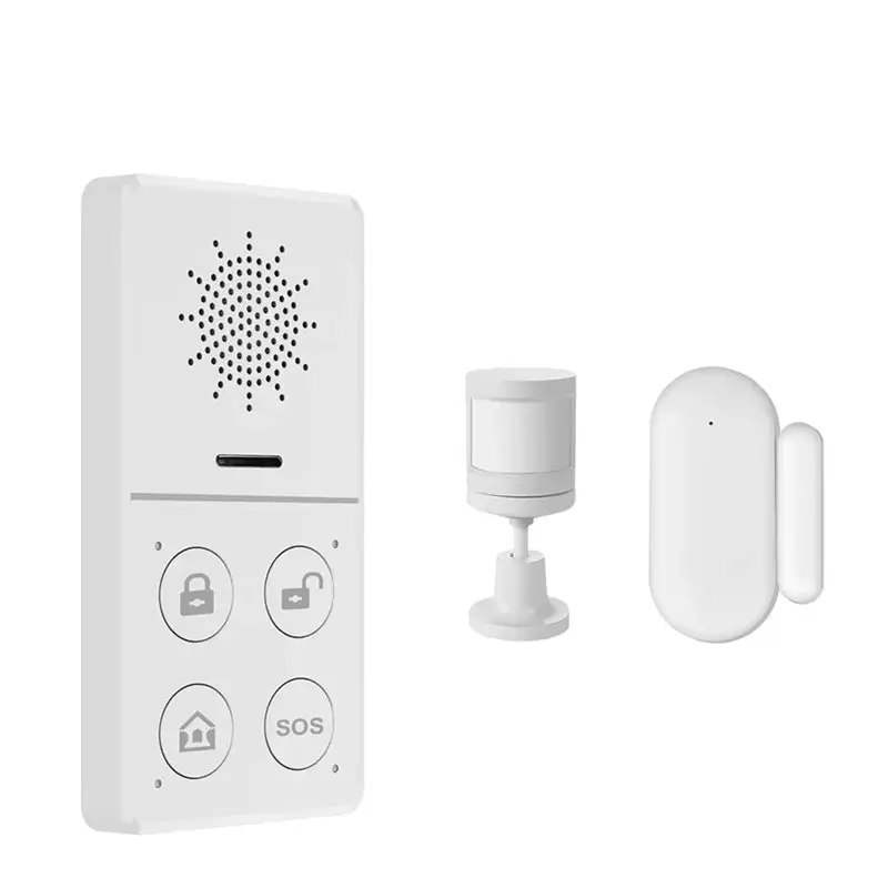 

[NEW A09R!】 Tuya Wifi Smart Life App Controlled 433M Burglar Security Alarm Host Wireless Home Alarm Kit System